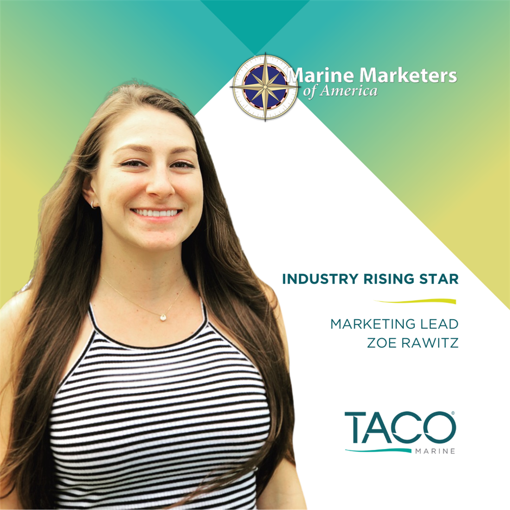 TACO Marine Zoe Rawitz Industry Rising Star award